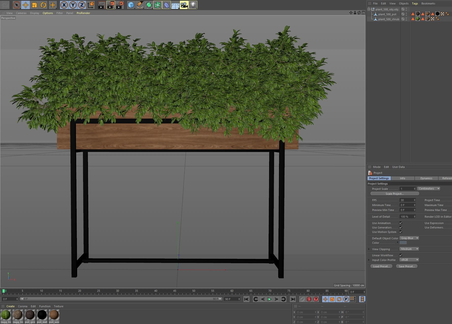 Plants collection 588 3D model_5