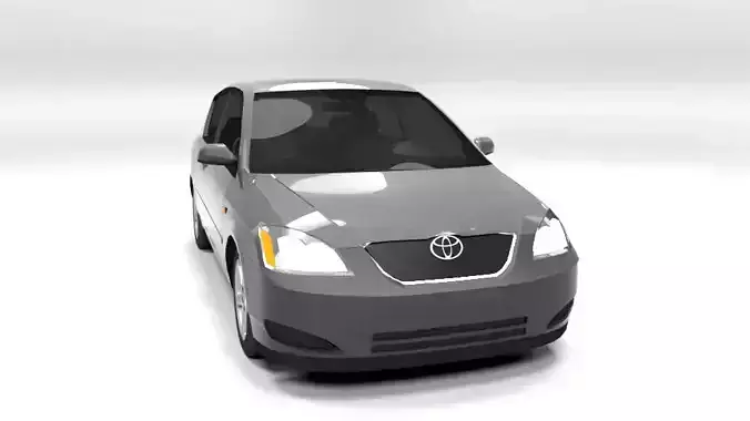 TOYOTA COROLLA 2002 3DR LOWPOLY