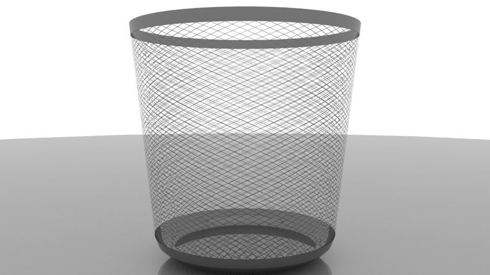 Trash Can Free 3D model_1