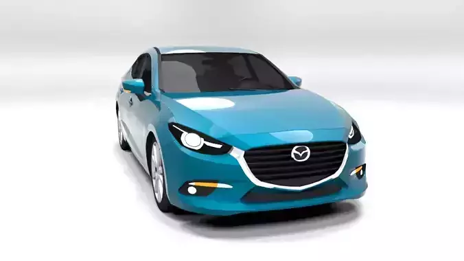 MAZDA 3 2018 SEDAN LOWPOLY