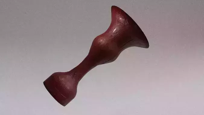 PBR model wooden spoon