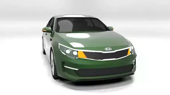 KIA OPTIMA 2016 SEDAN LOWPOLY