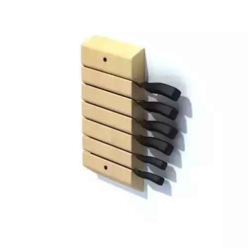 Wooden Knife Rack