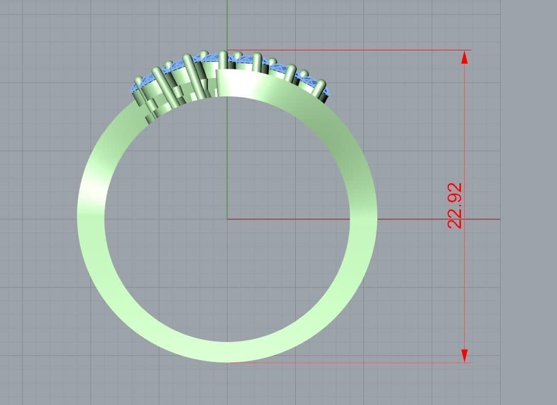 ring jewelry  3D print model_4