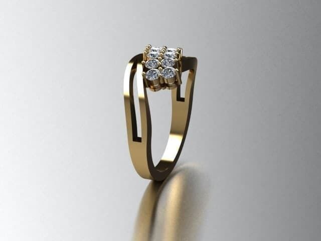ring jewelry  3D print model_2