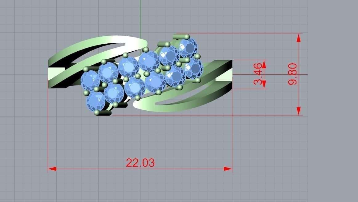 ring jewelry  3D print model_6