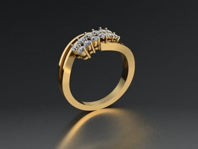 ring jewelry  3D print model_3
