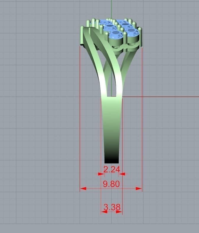 ring jewelry  3D print model_9