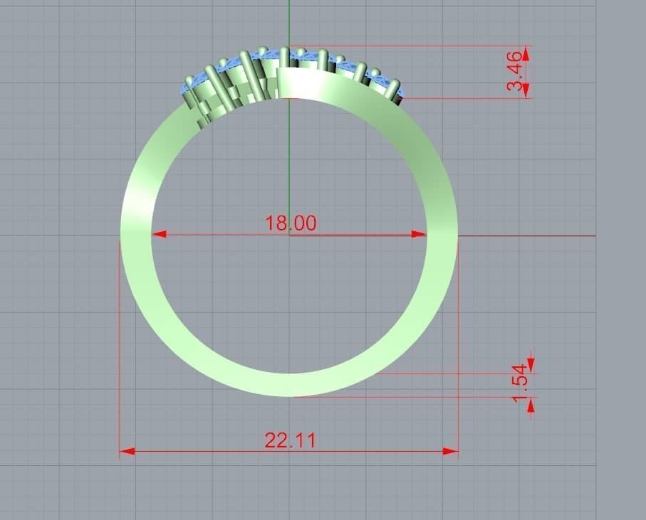 ring jewelry  3D print model_5