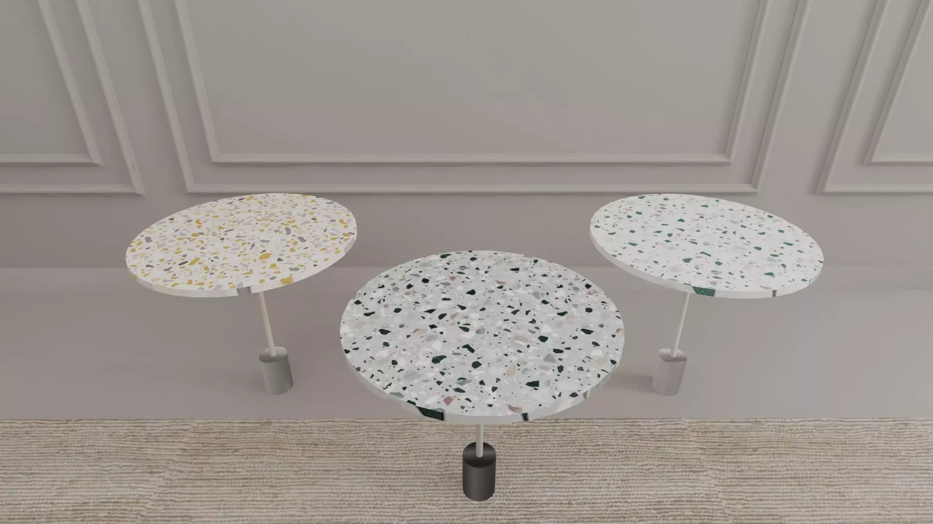 3D model Coffee Table Set 3D model VR / AR / low-poly | CGTrader