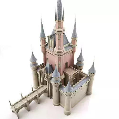 Fantasy Castle 3D model
