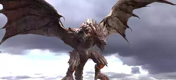 Jungle Deep forest Dragon 3D