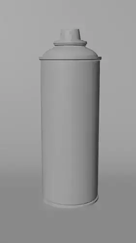 Aerosol Spray Low-poly 3D model