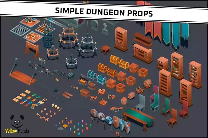 Simple dungeon props