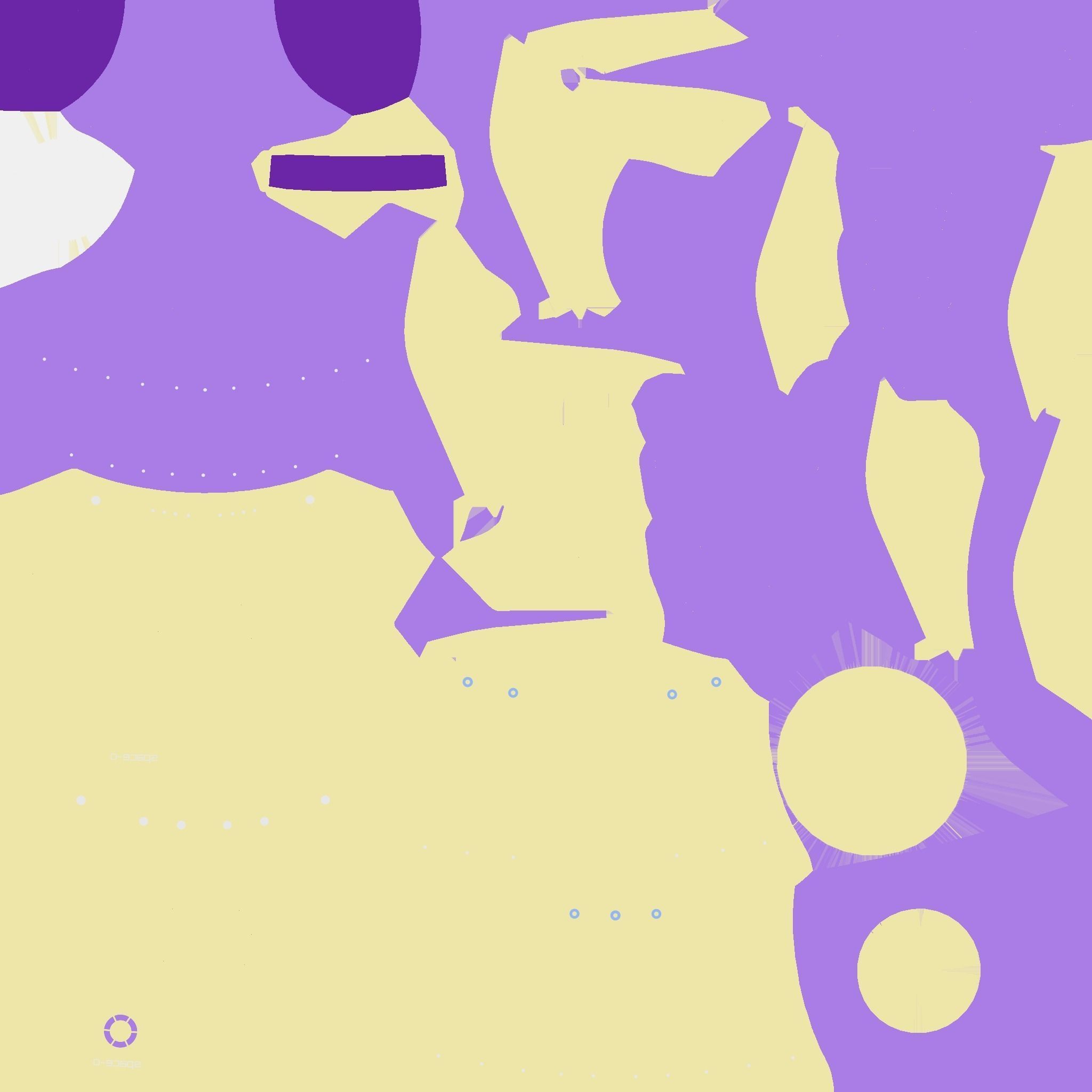 Cartoon Spaceship 04 Yellow Purple - Spacecraft Vehicle SciFi Low-poly 3D model_14