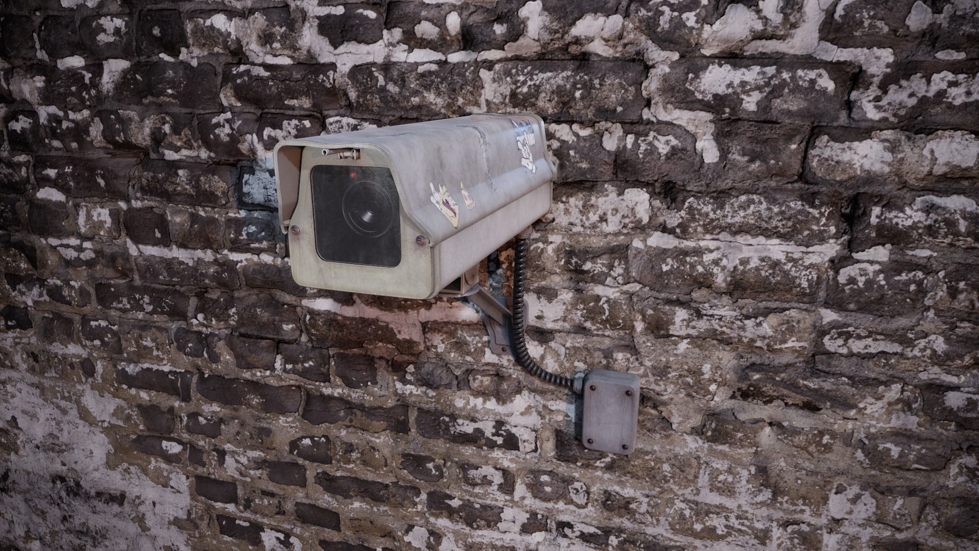 CCTV - Old  GameReady UE4-5 Unity Well Optimized 3D model Low-poly 3D model_1