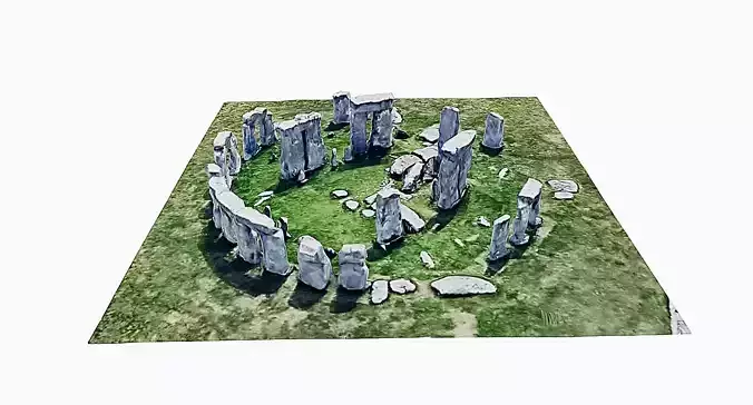 Stonehenge Low-poly 3D model
