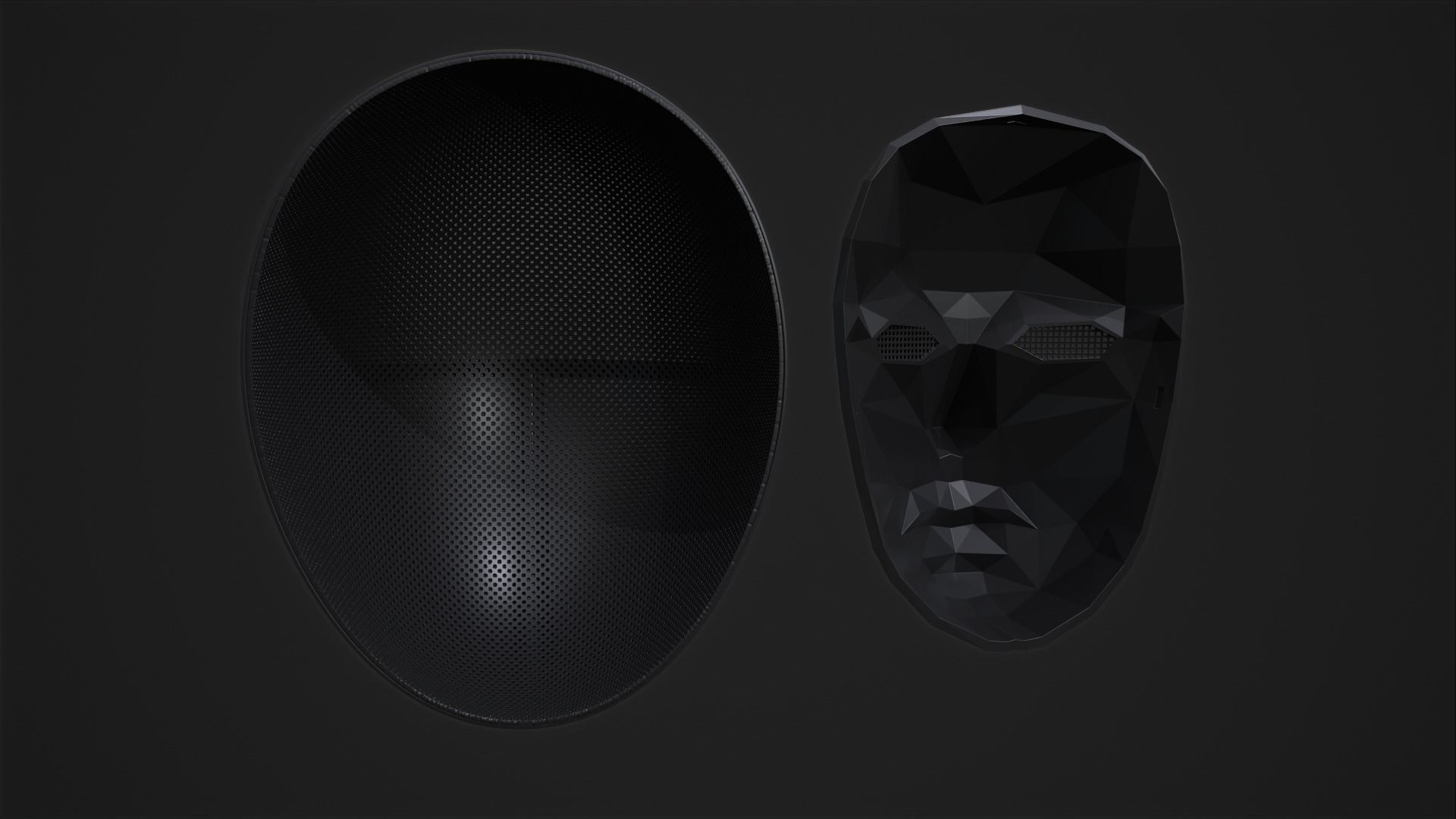 Squid Game Masks 3D print model_2