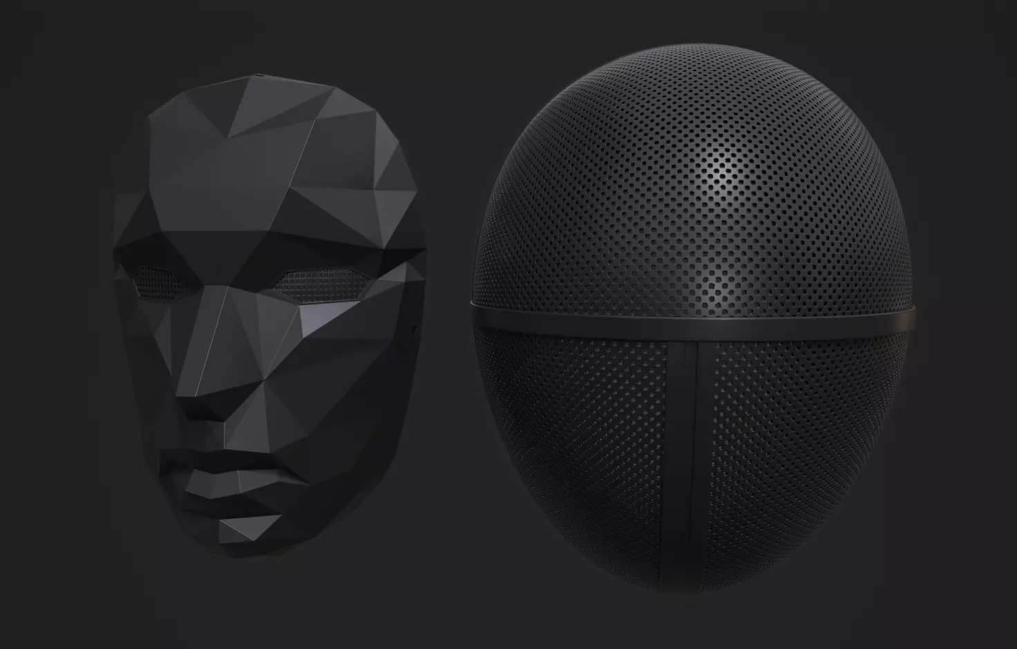 Squid Game Masks 3D print model_0