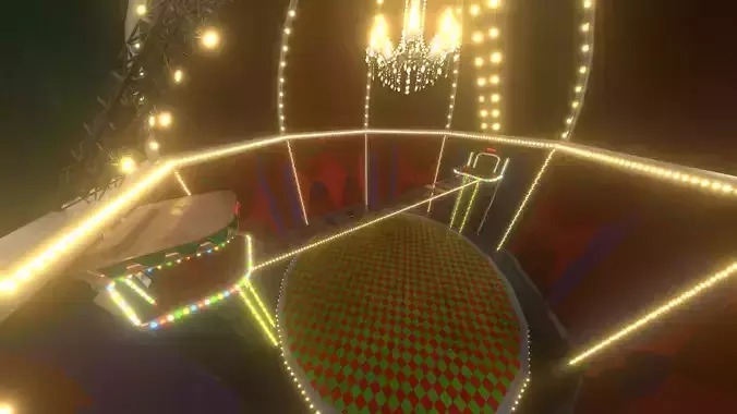 Squid Game Map-Glass bridge  3D model
