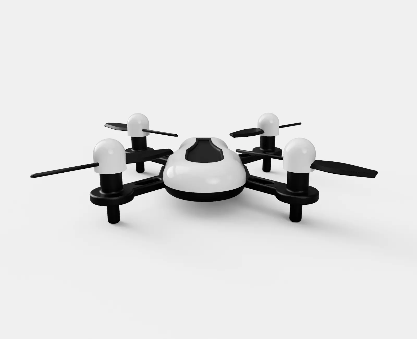 Drone rc quadcopter Low-poly 3D model