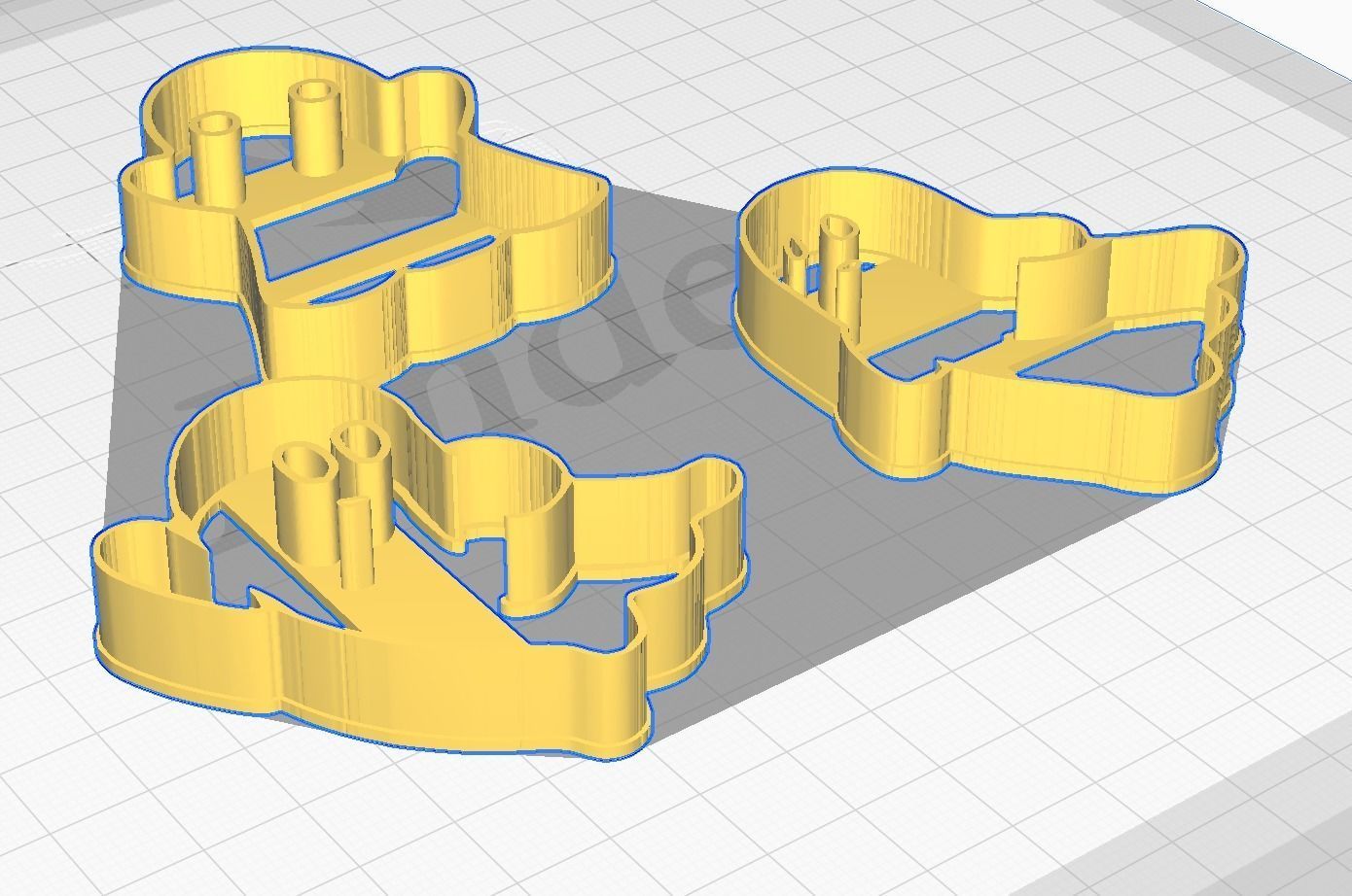 Halloween ghost cookies 3D print model_2