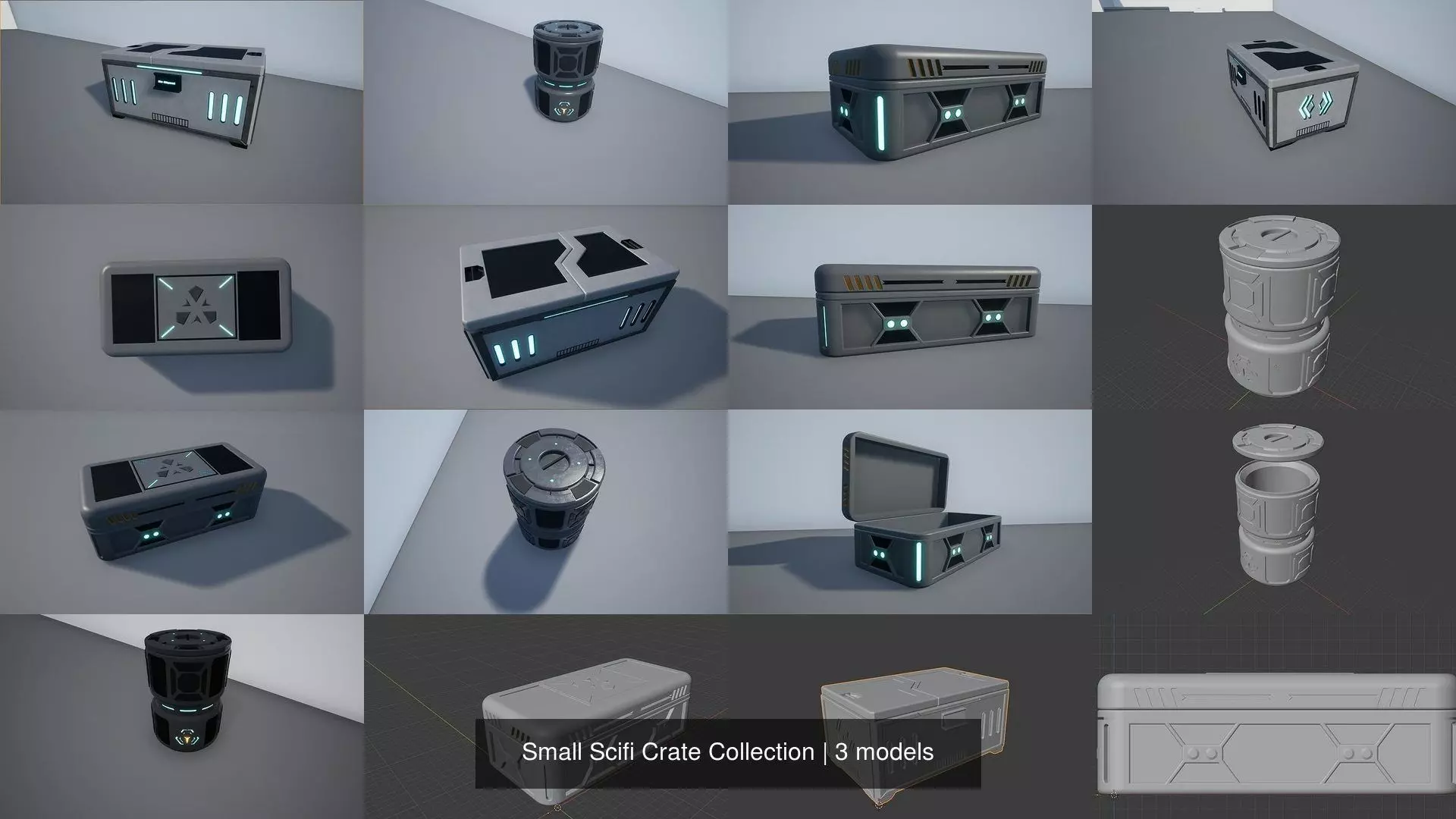 Small Scifi Crate Collection _0