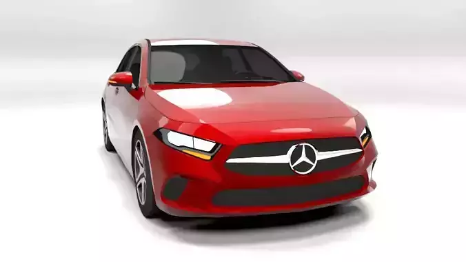 MERCEDES A CLASS 5D LOWPOLY