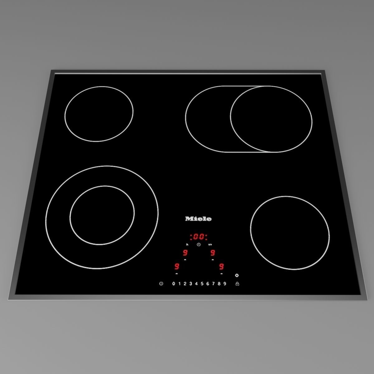 Induction Hob Miele KM 6207 3D model_3