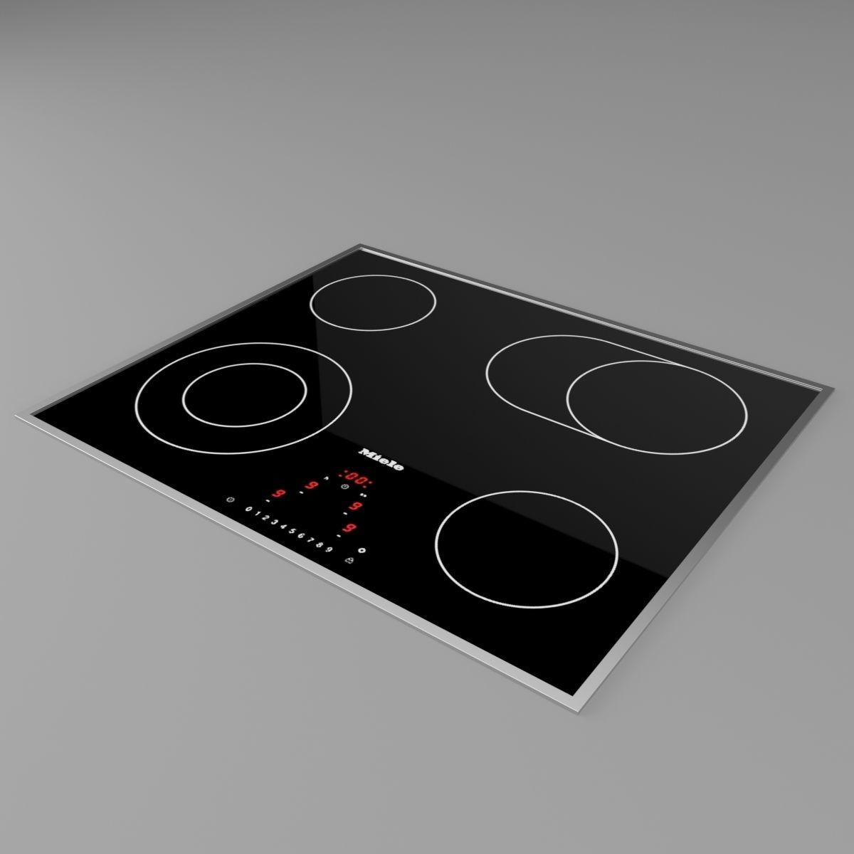 Induction Hob Miele KM 6207 3D model_2