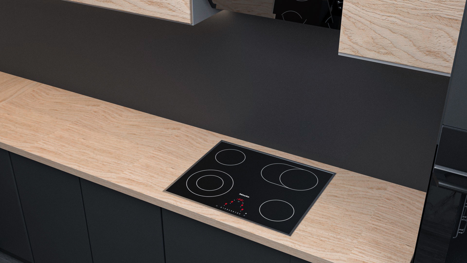 Induction Hob Miele KM 6207 3D model_1