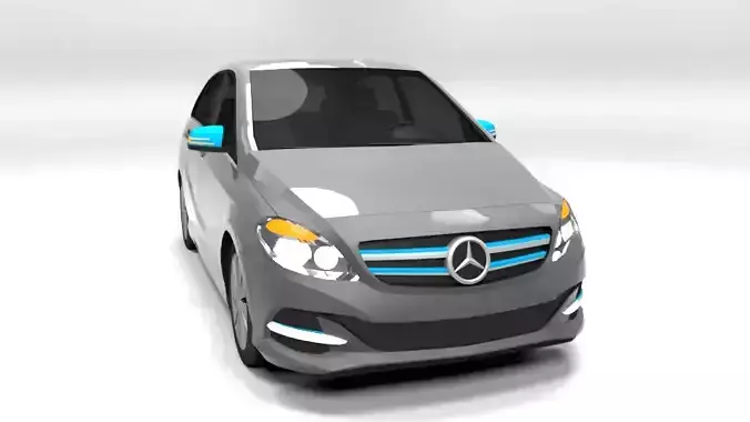 MERCEDES B200E 2015 LOWPOLY