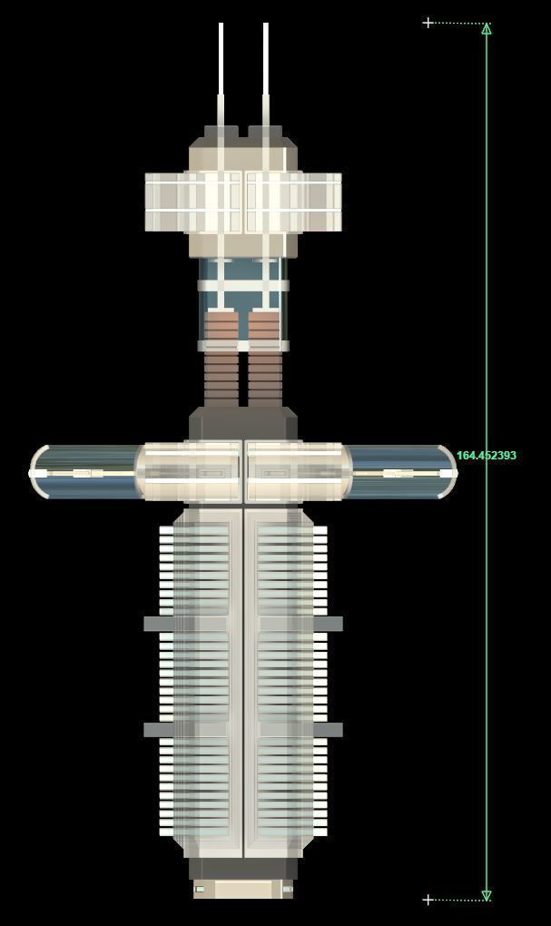 Sci fi Tower - VR Low-poly 3D model_2