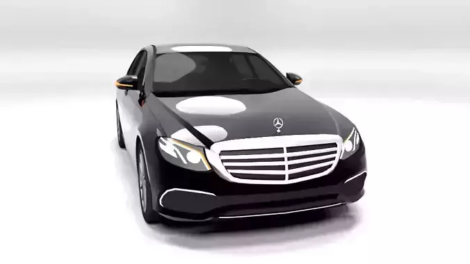 MERCEDES E CLASS 2017 LOWPOLY