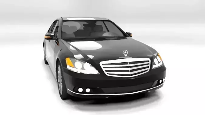 MERCEDES S CLASS 2010 LOWPOLY
