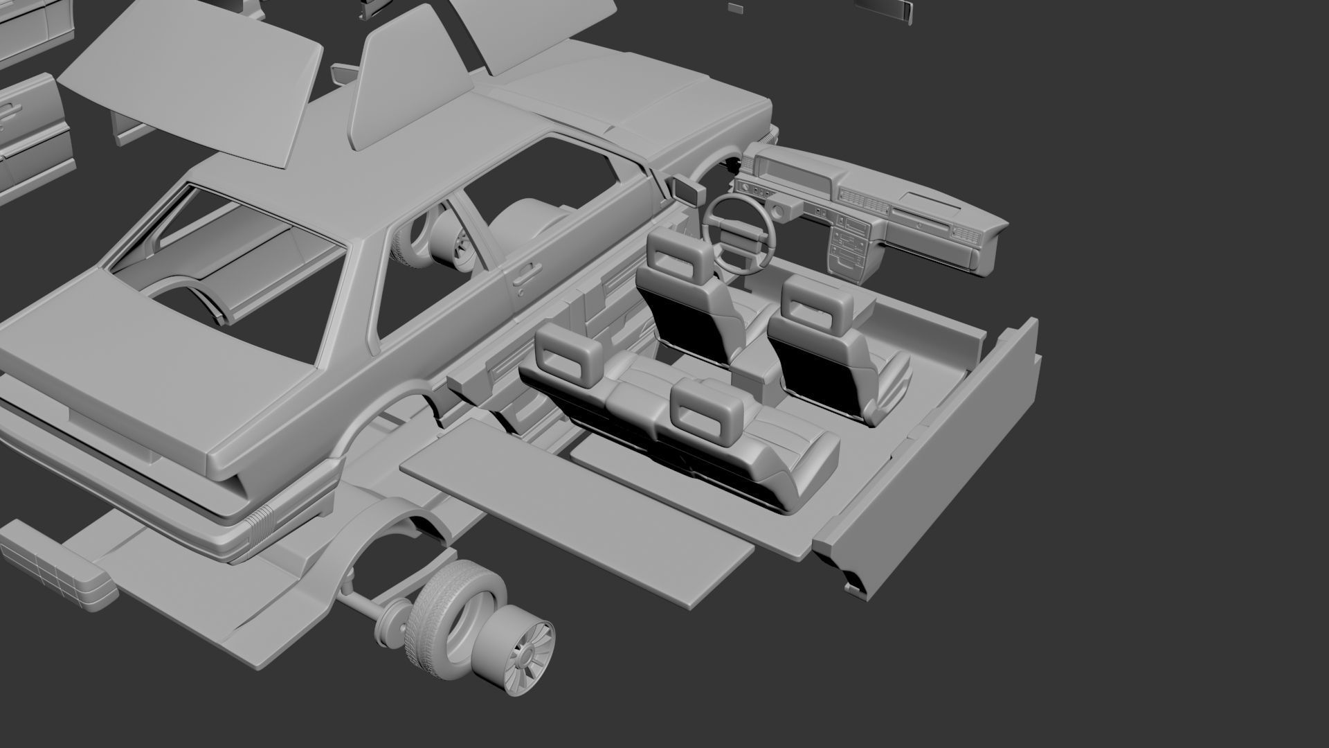 Volvo 780 3D print model_11