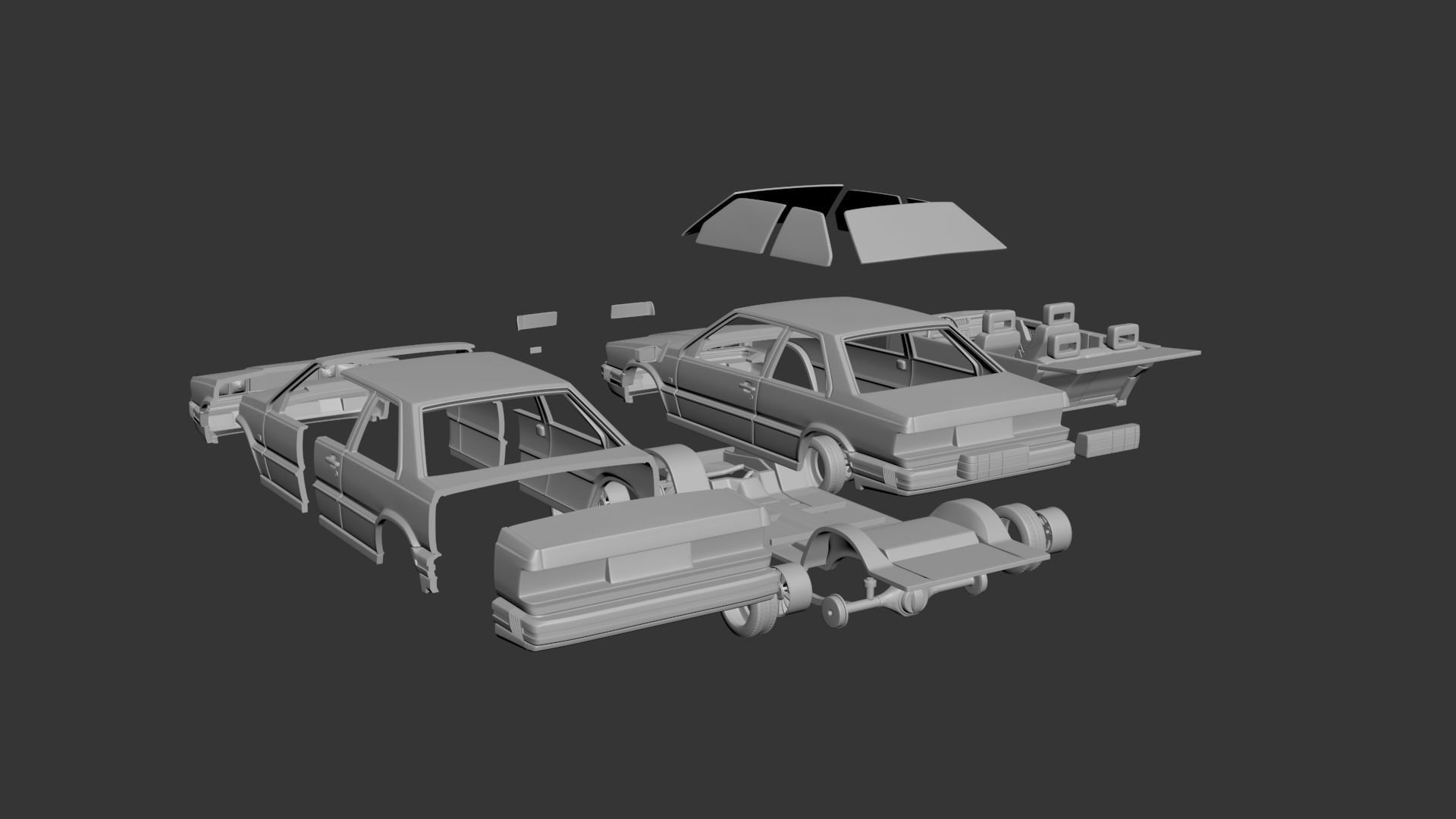 Volvo 780 3D print model_9