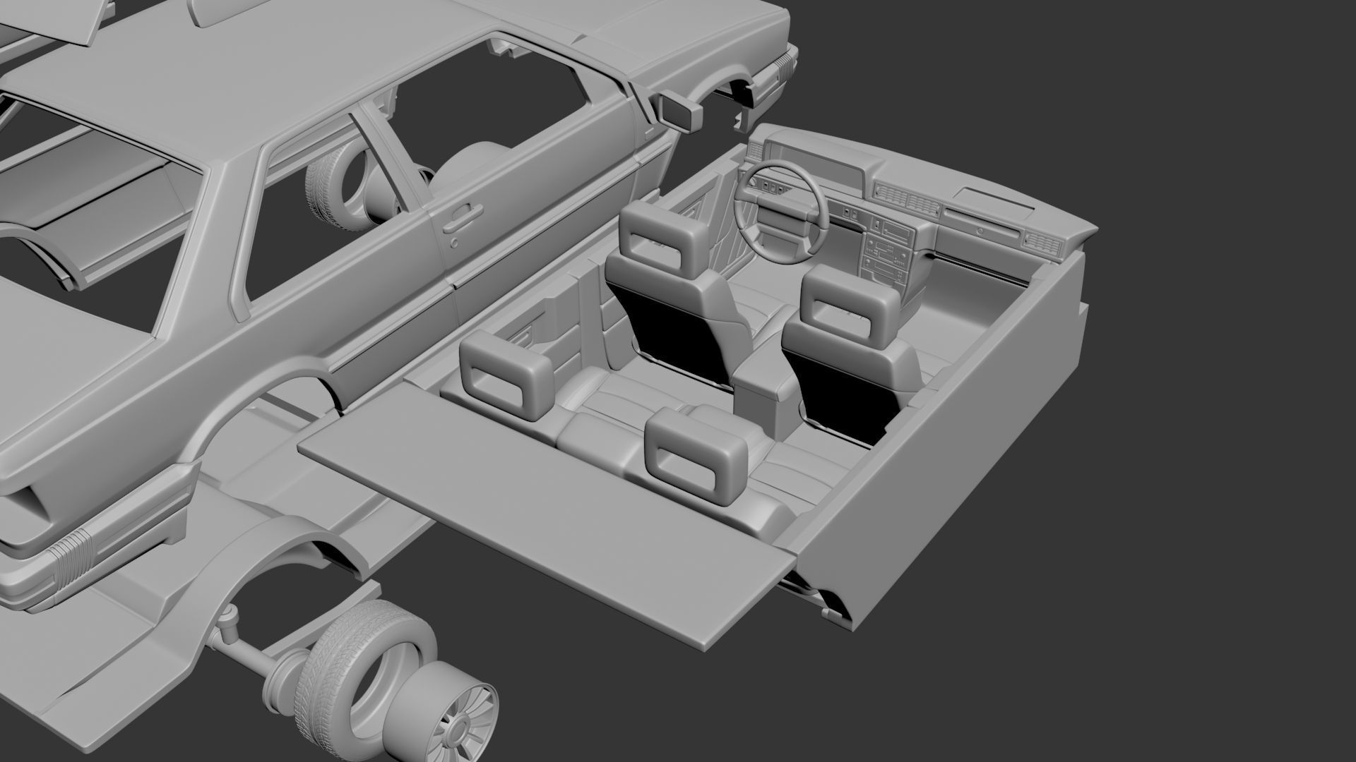 Volvo 780 3D print model_10