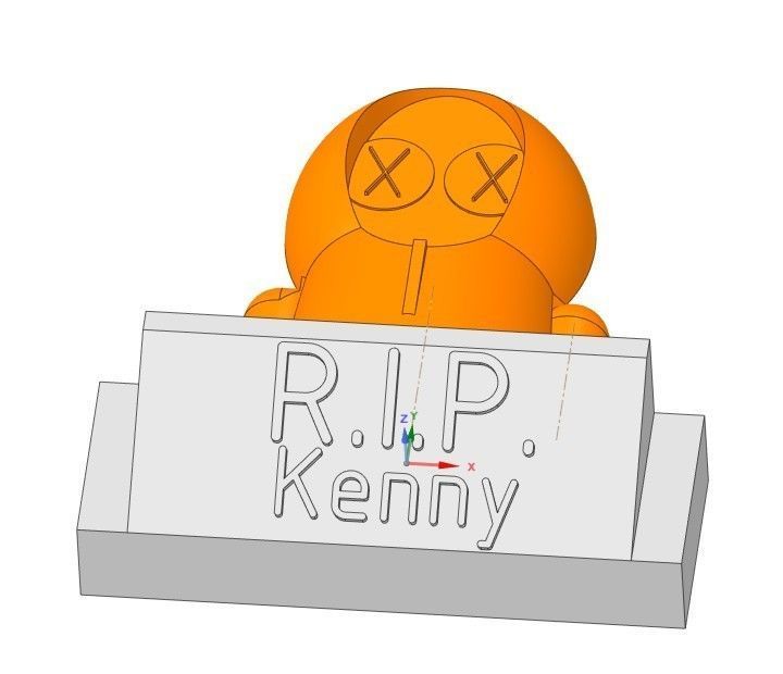 Kenny South Park 3D print model_9