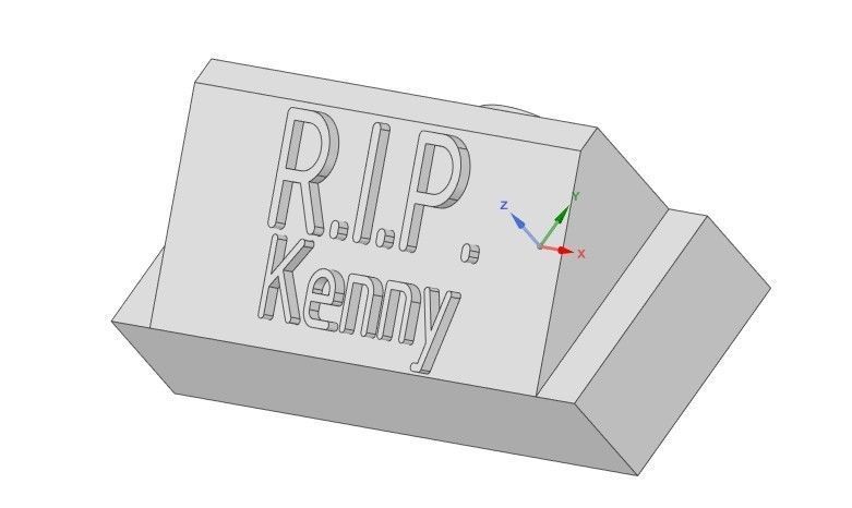 Kenny South Park 3D print model_3