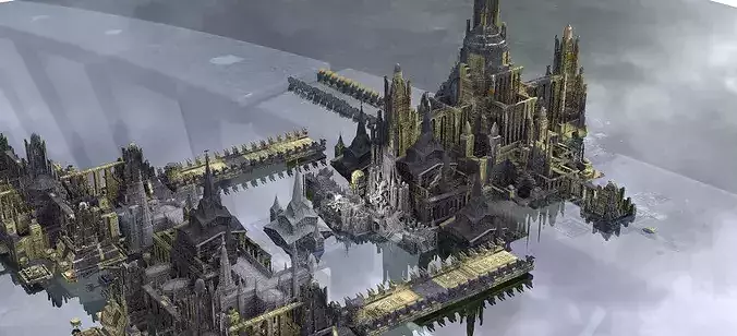 Ancient Babylonian Golden City kit bash 2