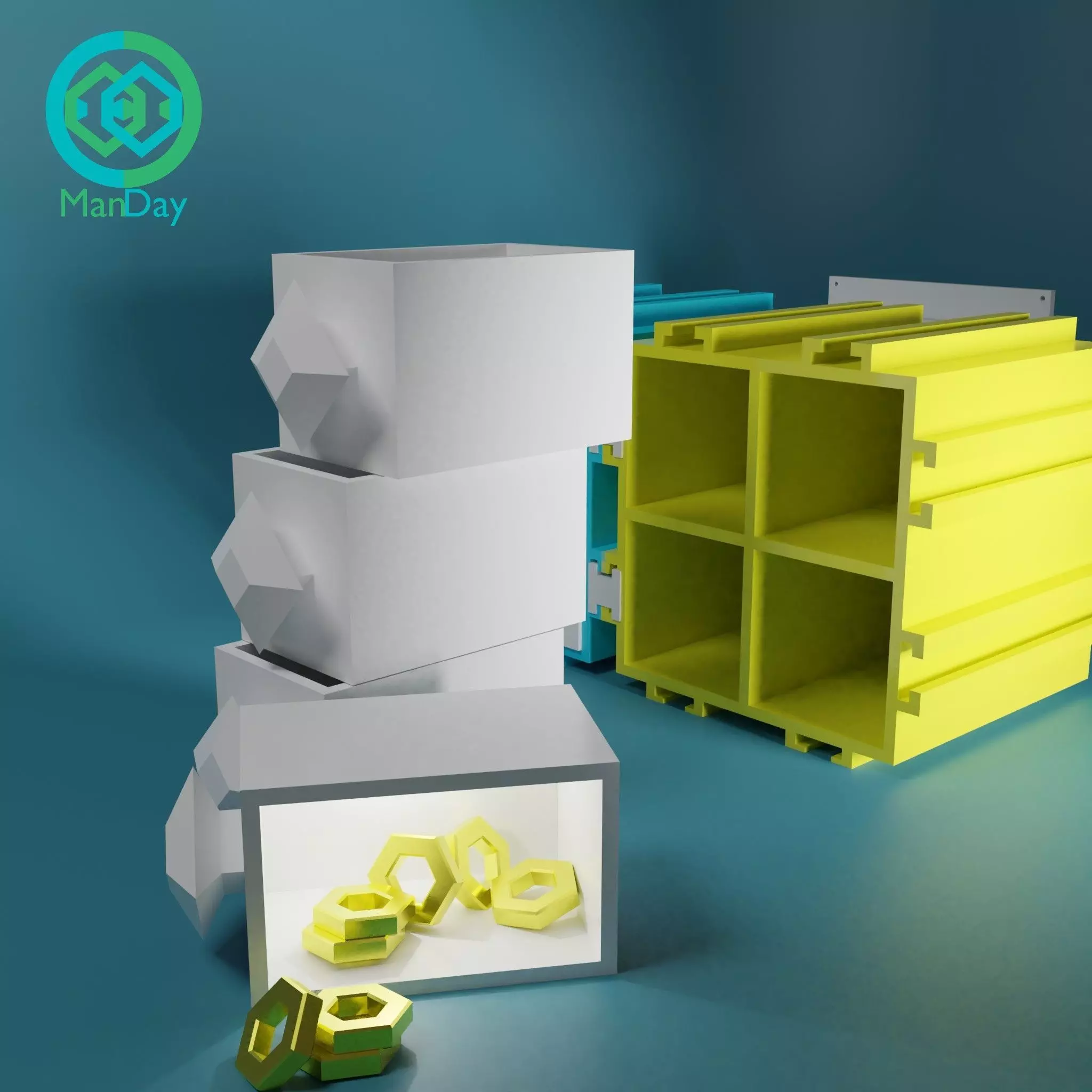 Modular drawer for 3D PRINTING 3D print model