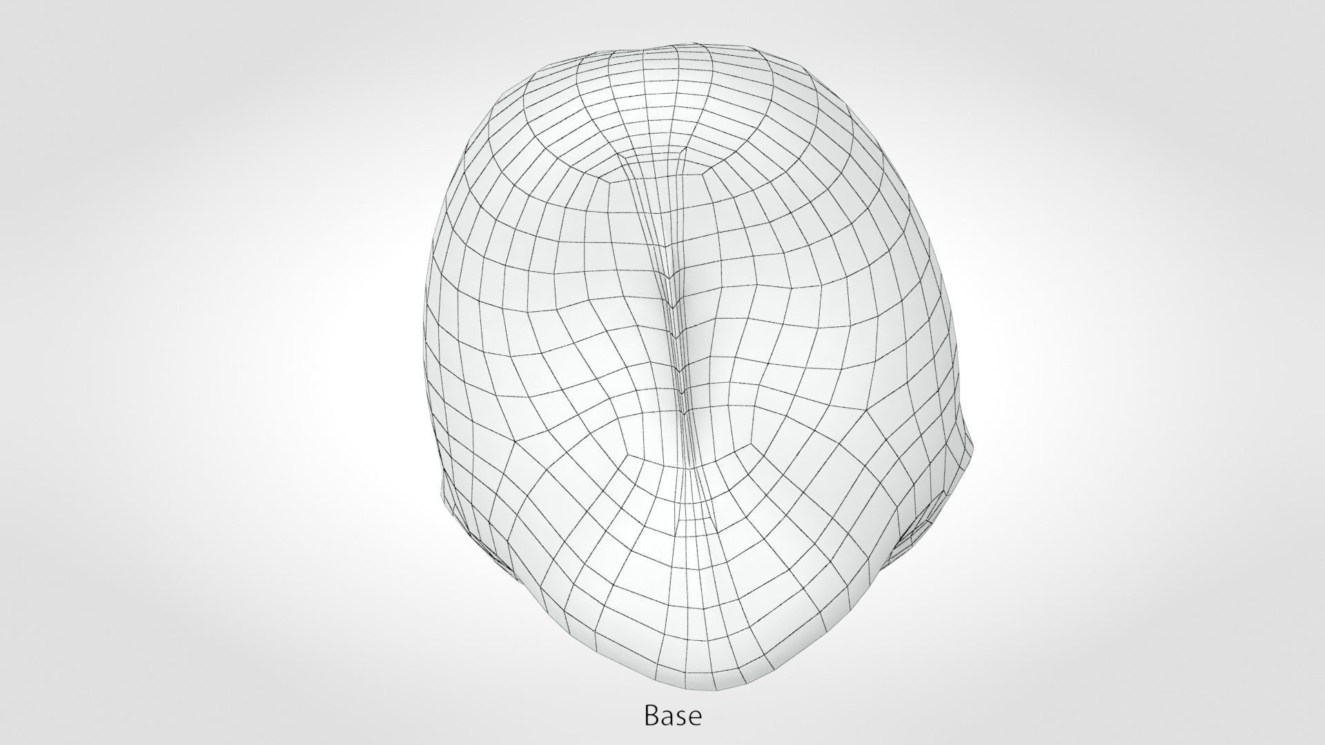 Tongue lip Low-poly 3D model_23