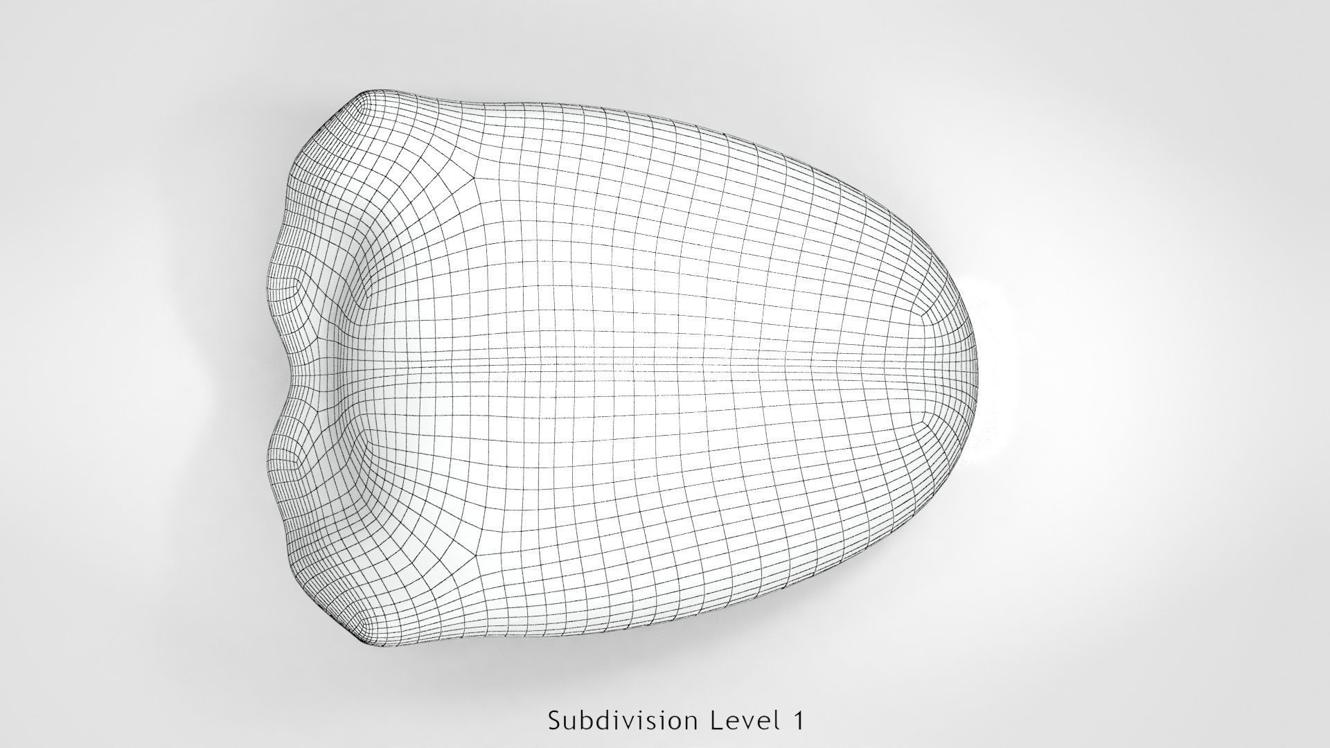 Tongue lip Low-poly 3D model_16