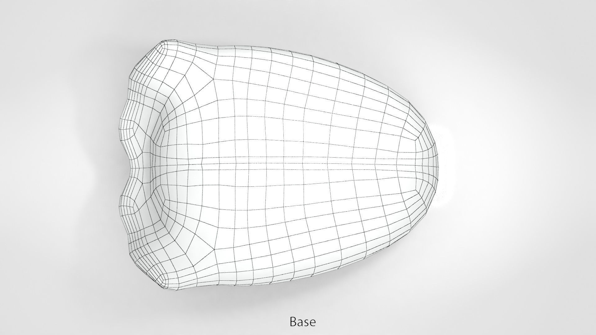 Tongue lip Low-poly 3D model_17
