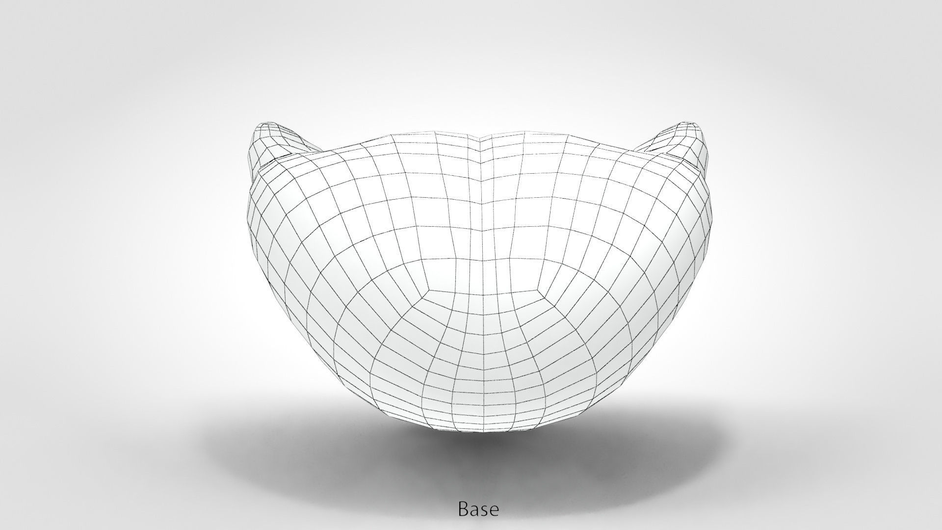 Tongue lip Low-poly 3D model_15