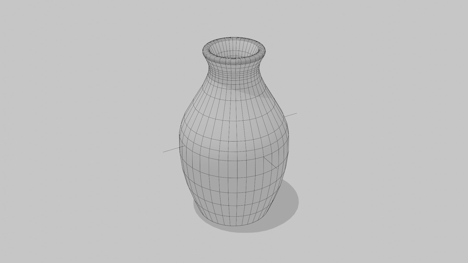 Wooden Tulip Vase 3D model_16