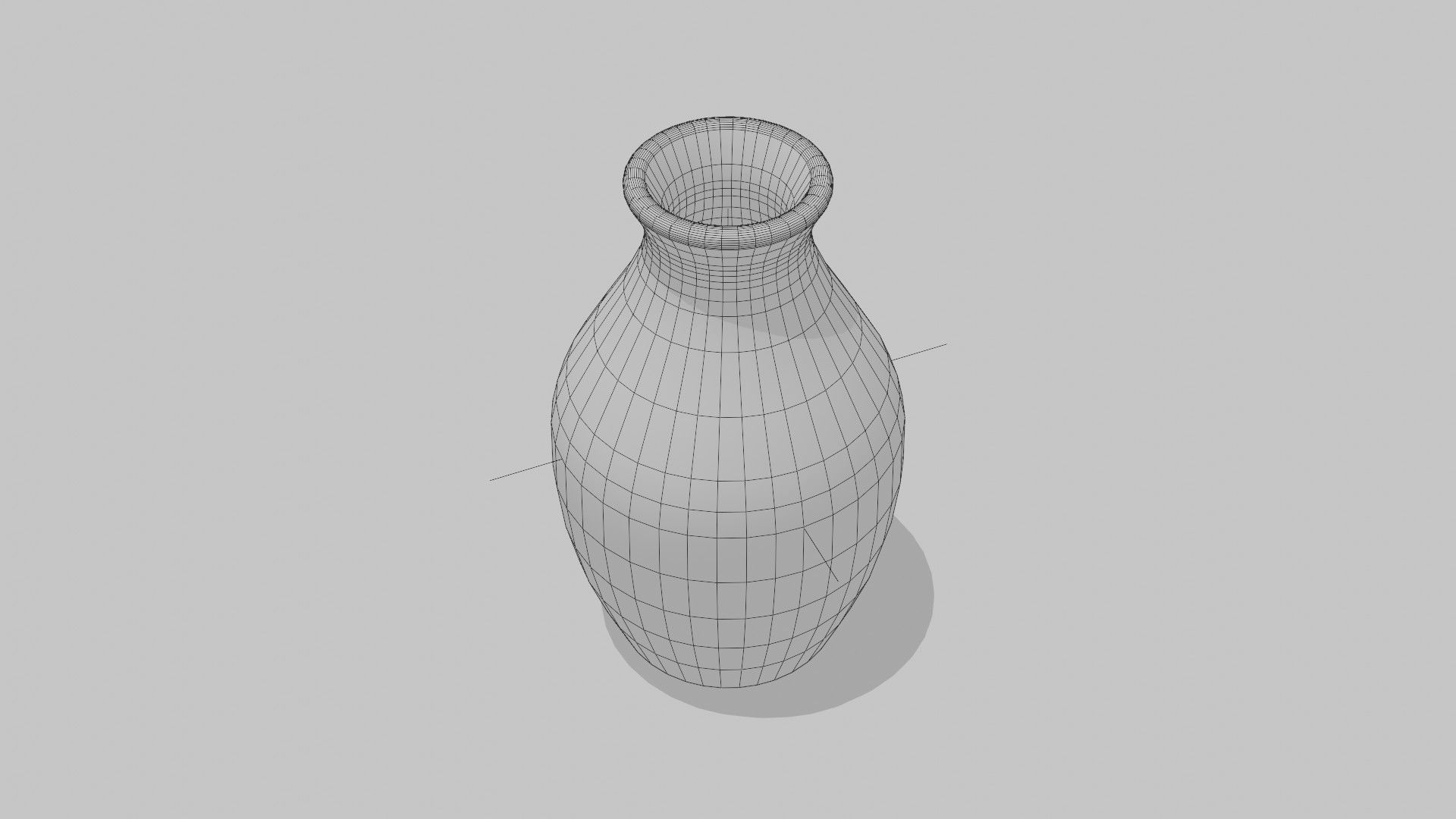 Wooden Tulip Vase 3D model_18