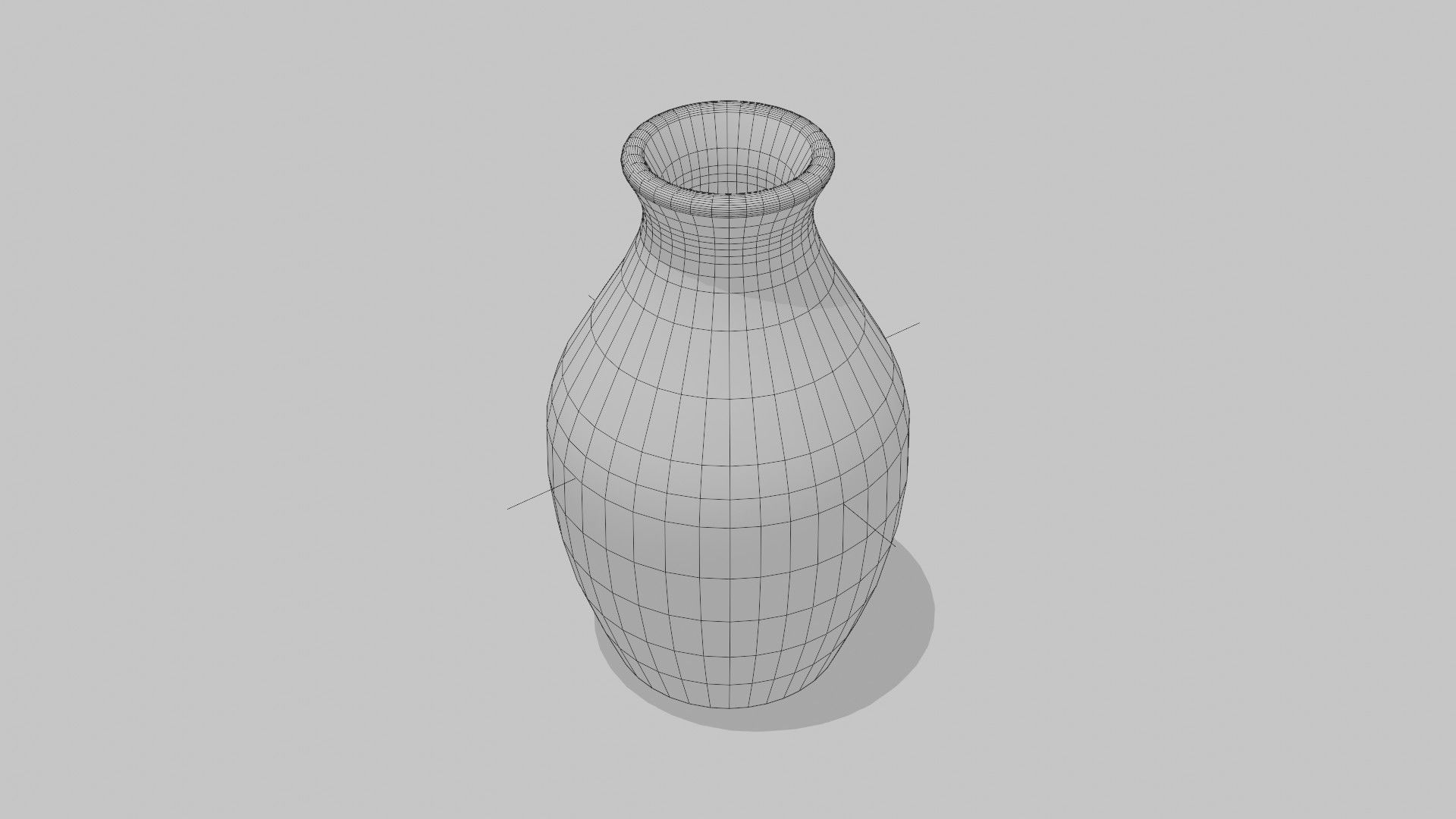 Wooden Tulip Vase 3D model_17
