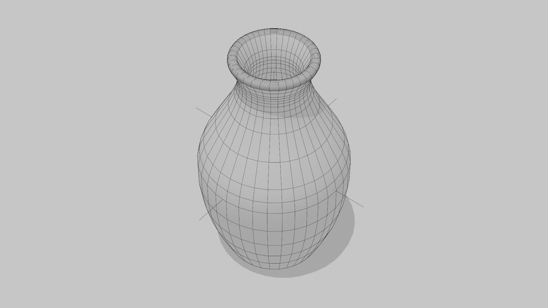 Wooden Tulip Vase 3D model_22